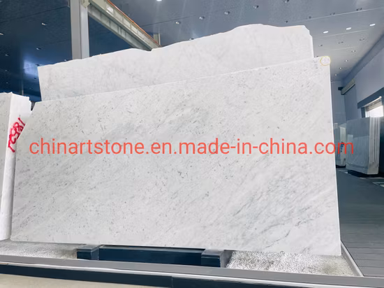 Lastra in marmo bianco Nature Volakas/ Calacatta/ Ariston/ Carrara per piastrelle, gradini o altri prodotti in pietra